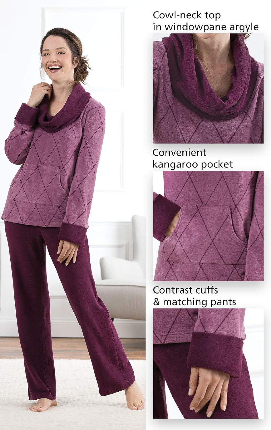 Fleece Womens Pajamas - Winter Pajamas for Women