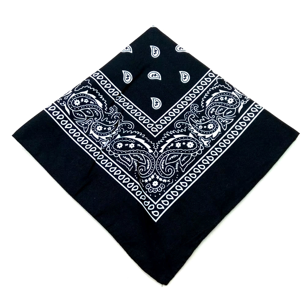 Fashion Bandana Kerchief Head Square Scarves Print Handkerchief Woman Man Hair Band Neck Scarf Sports Headwear Wrap Head Scarf