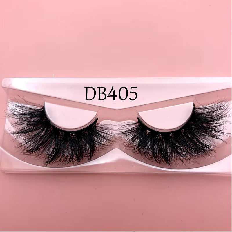 Buzzme Mink Fur Lashes Paperbox 100% Handmade 3D False Eyelashes Beauty Tools Crisscross Curly Eye Lash