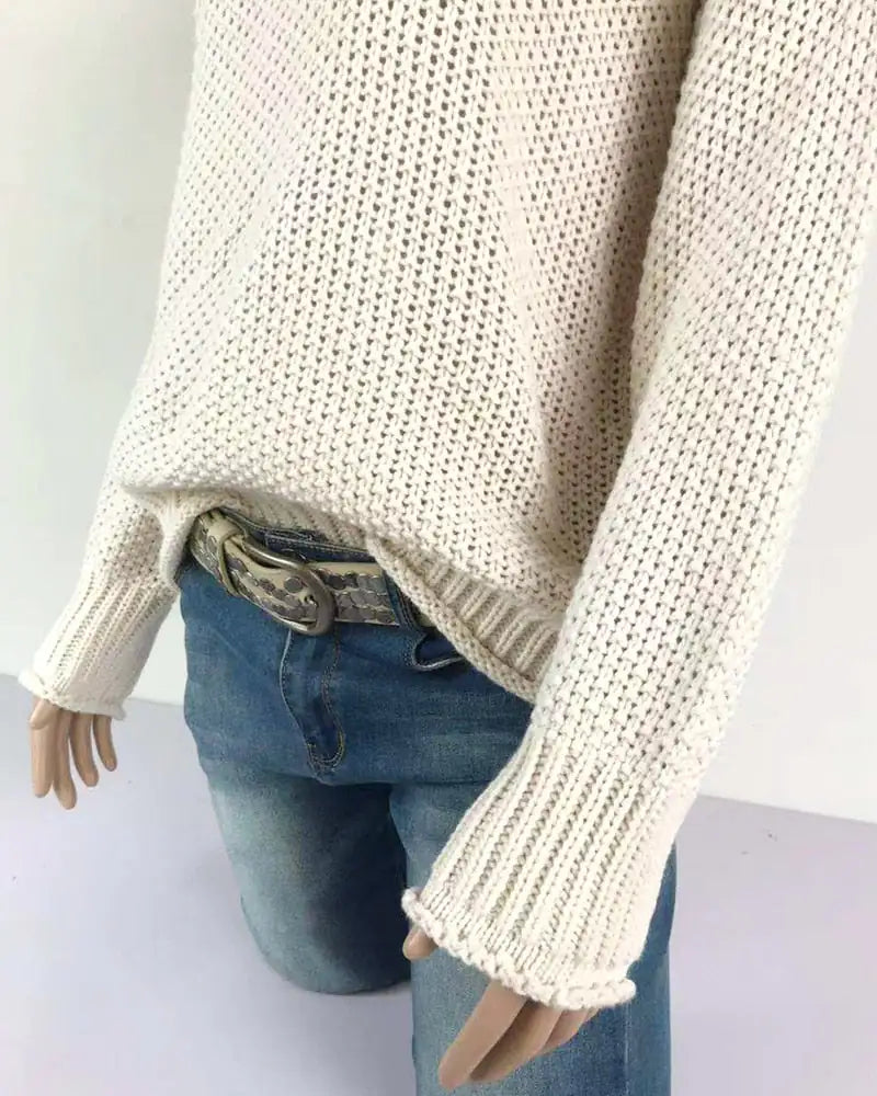 Women's Knitted Loose Pullover