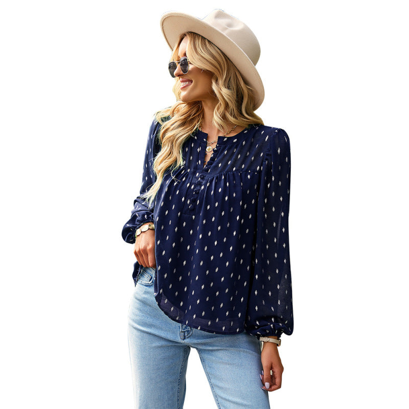 Long Sleeve Temperament Casual Shirt