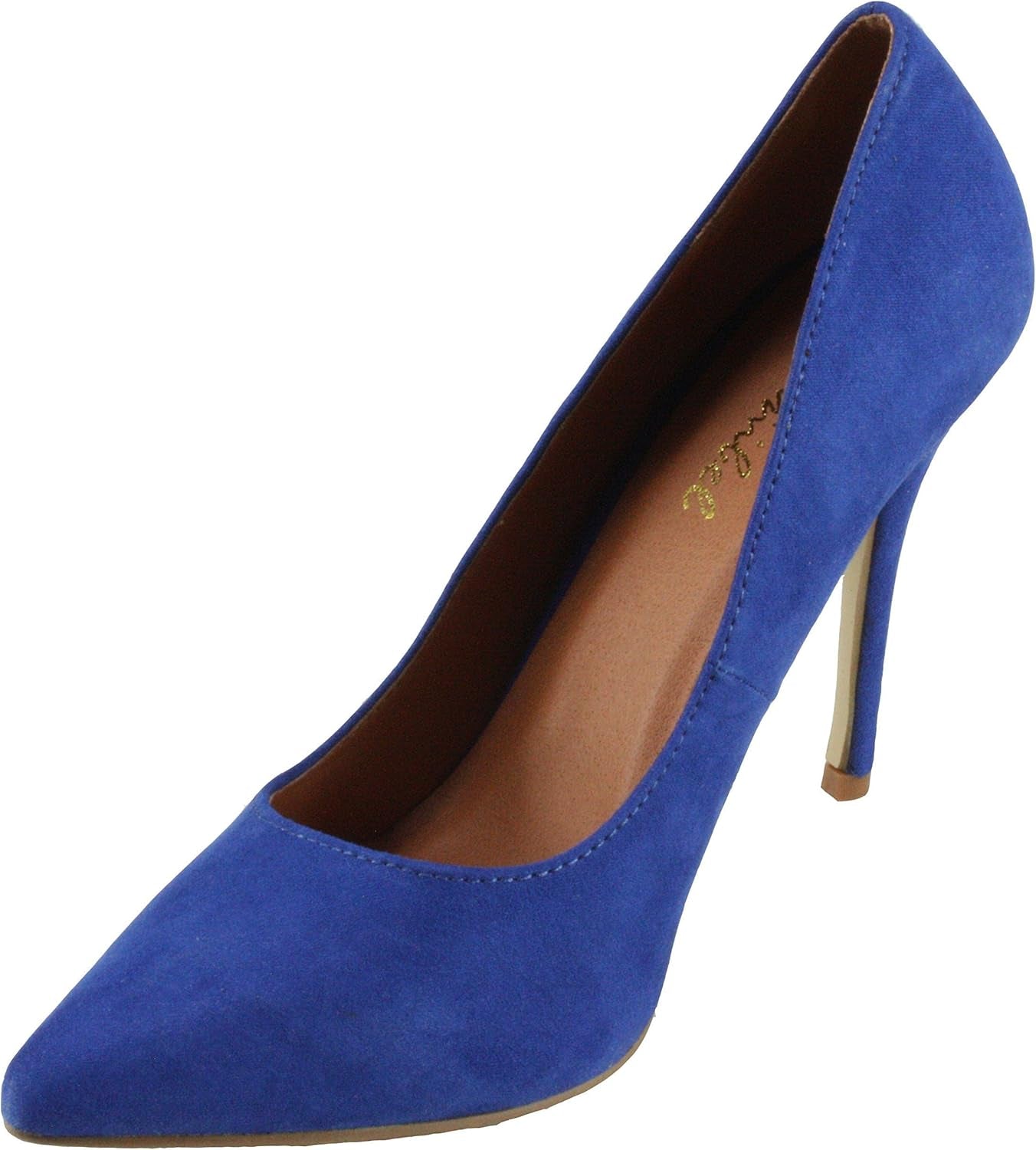 Women'S Mabyn-1 Faux Suede Pointy Toe High Heel Dress Pumps