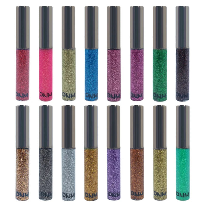 Hot 16 Color Liquid Eyeliner Flash Waterproof Durable Makeup Eyeliner Golden Red Blue White Eyeliner Lasting Shiny Eyes TSLM1