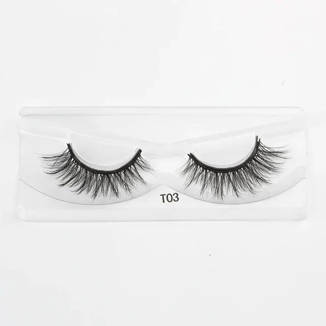 Magnetic Eyelashes Set with Waterproof Eyeliner and Tweezer