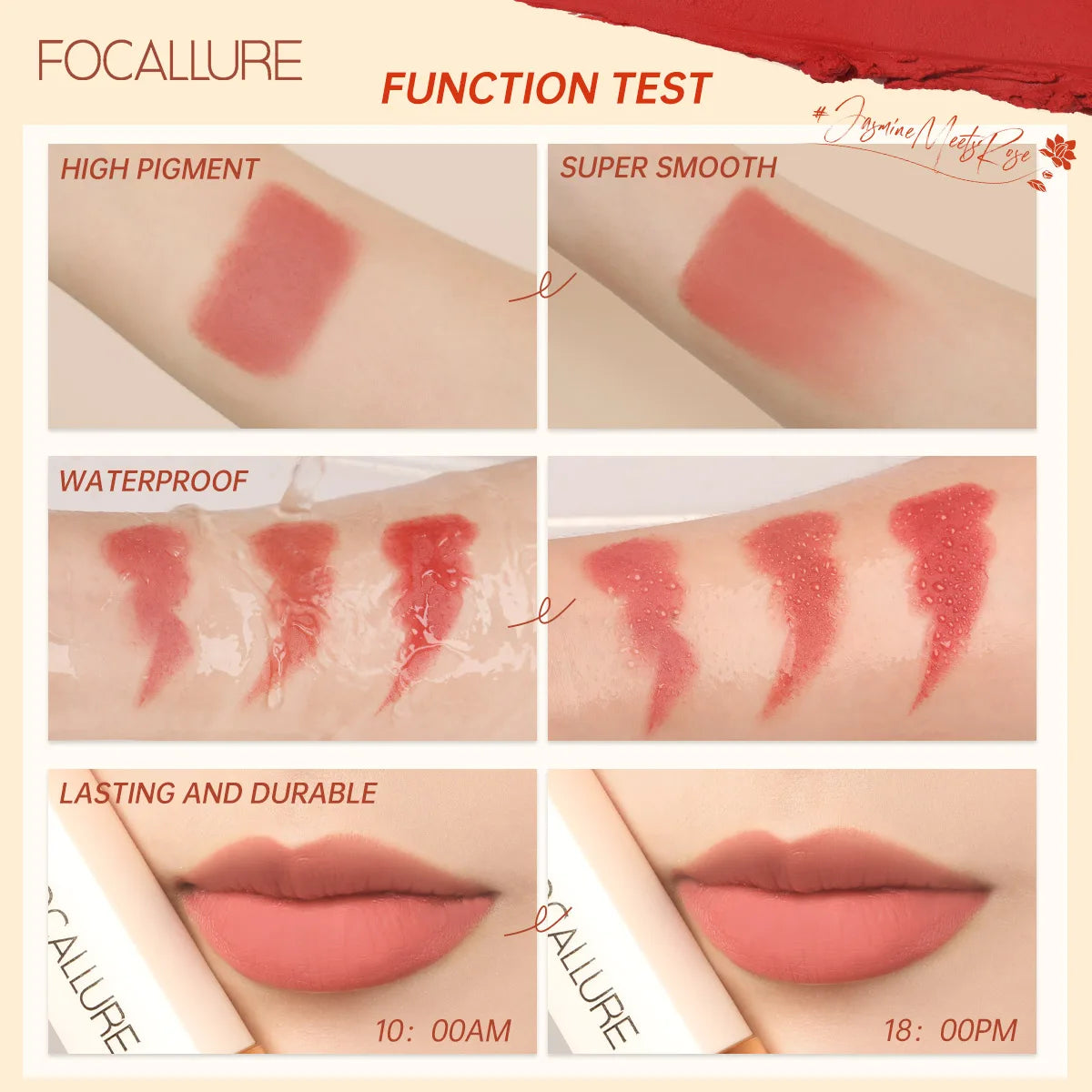 Natural Matte Lipstick Waterproof Long-Lasting Smooth Moisturizing Lip Balm Lightweight Lip Glaze Makeup Cosmetics