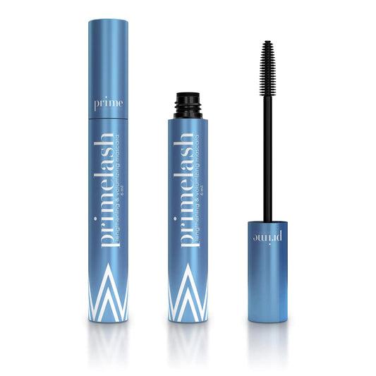 PrimeLash Mascara for Older Women – Volumizing, Incredible Length in 2 Coats – Long-Stay, Zero Clumps, Hypoallergenic (Black) Black