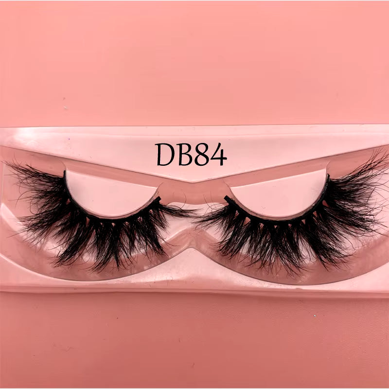 Buzzme Mink Fur Lashes Paperbox 100% Handmade 3D False Eyelashes Beauty Tools Crisscross Curly Eye Lash