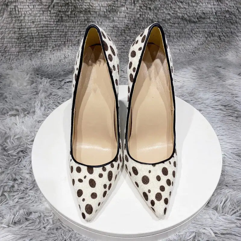 Polka Dot Womens Pumps