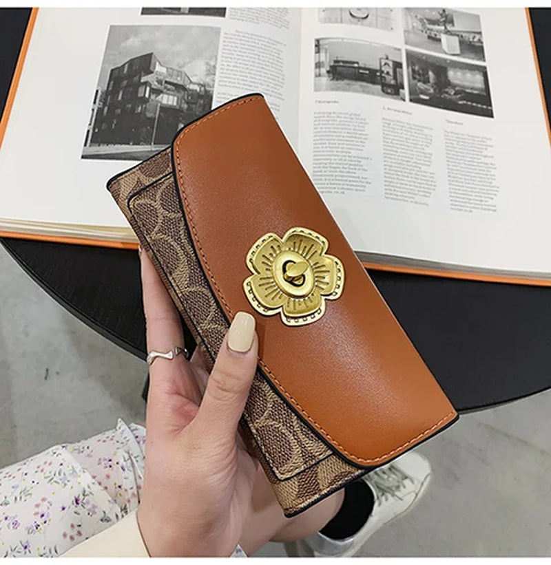 Fashion Women'S Wallet Female Short Wallets for Women Coin PU Leather Purses Card Holder Luxury Wallets Famous Brands