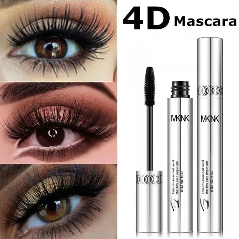 Black Mascara Eyelashes Mascara 4D Silky Eyelashes Lengthening Eyelashes Makeup Waterproof Mascara Volume Eye Cosmetics Makeup