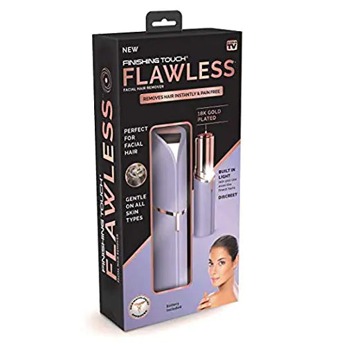 Finishing Touch Flawless Women's Painless Hair Remover, Lavender/Rose Gold Lavendar