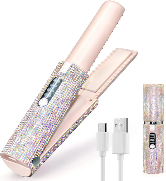 2-IN-1 Electric Hair Straightener And Curler