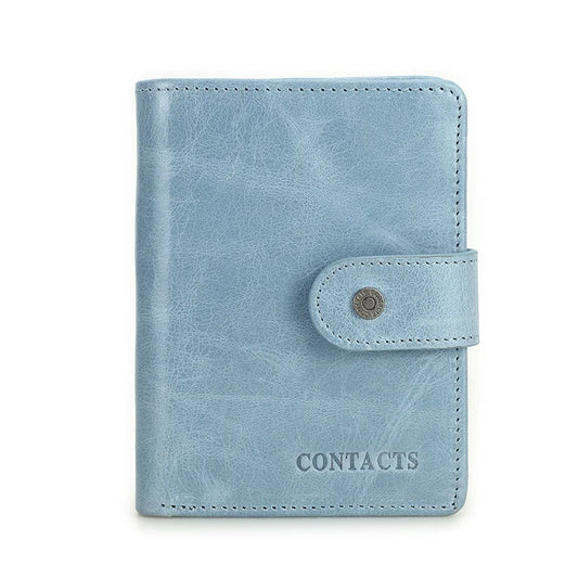 CONTACT'S Genuine Leather Wallets for Women Short Fashion Women'S Purses Card Holder Zip Coin Purses Female Bag Women'S Wallet