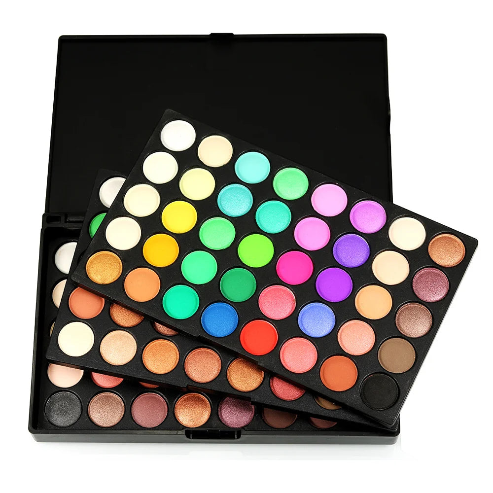 Popfeel Eyeshadow Palette 120 Color Matt Glitter Powder Eye Shadows Professional Makeup Sets Best Deal Women'S Cosmetics