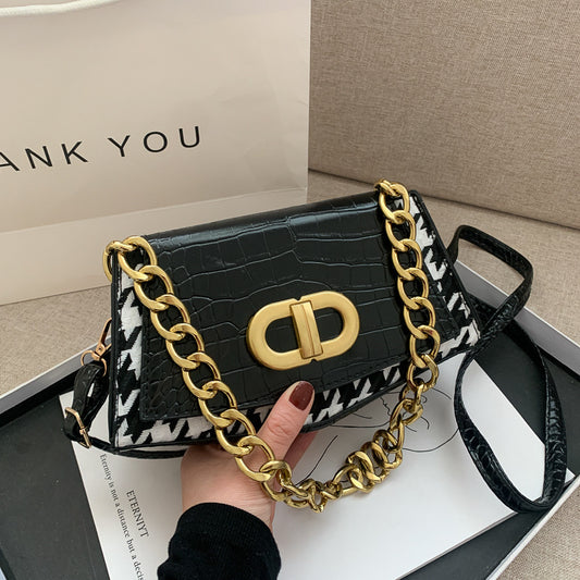 French texture women's all bag new fashion single shoulder chain bag foreign crossbody bag