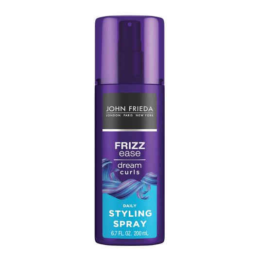 John Frieda Anti Frizz, Frizz Ease Dream Curls Daily Styling Spray for Curly Hair, Magnesium-enriched Formula, Revitalizes Natural Curls, 6.7 Ounce Styling Spray (Pack of 1) 6.7 Fl Oz (Pack of 1)