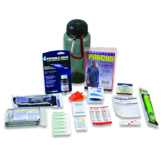 Water Bottle Survival Kit, Deluxe