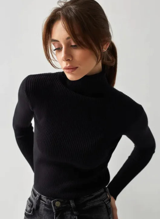 Women's Knitwear Turtleneck Pullover