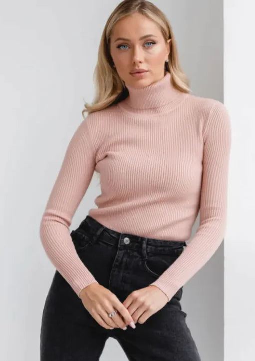 Women's Knitwear Turtleneck Pullover