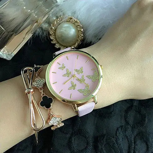 Happy Moments Butterfly Wrist Watches