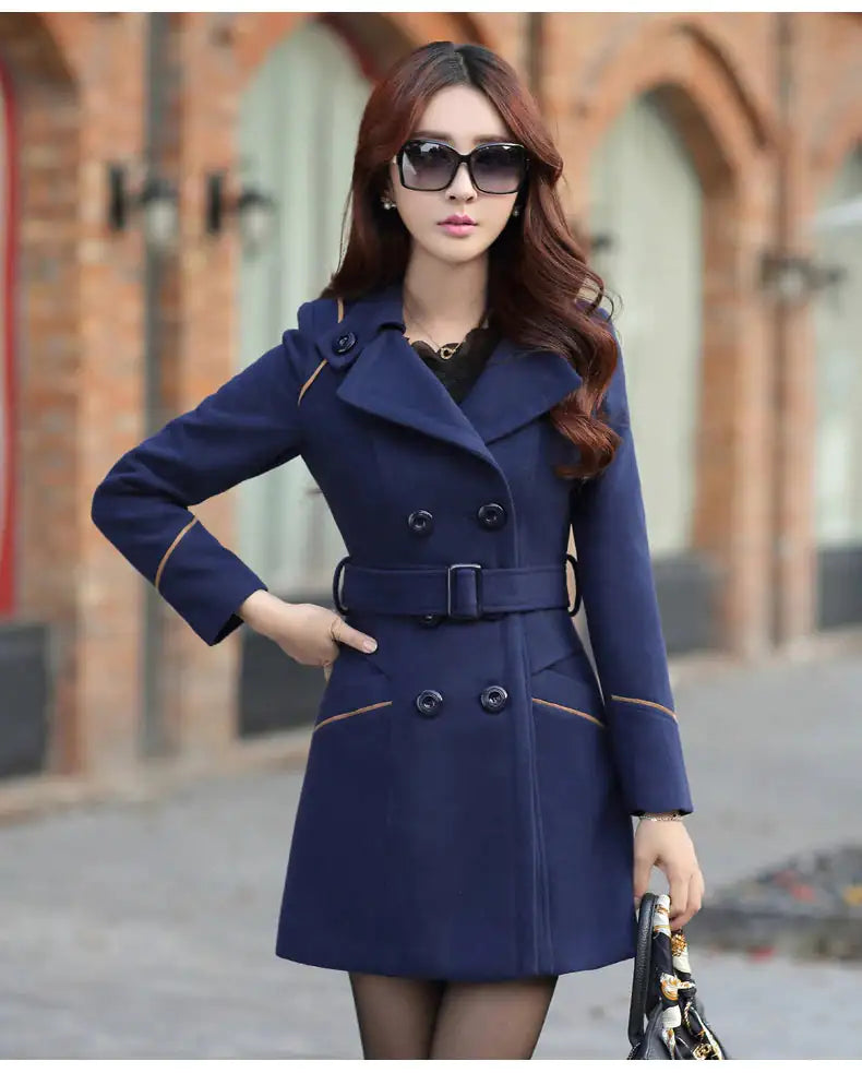 Korean Women's Wool Coat